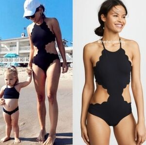 MARYSIA SWIM MOTT CUTOUT SWIMSUIT CUT OUT SCALLOP